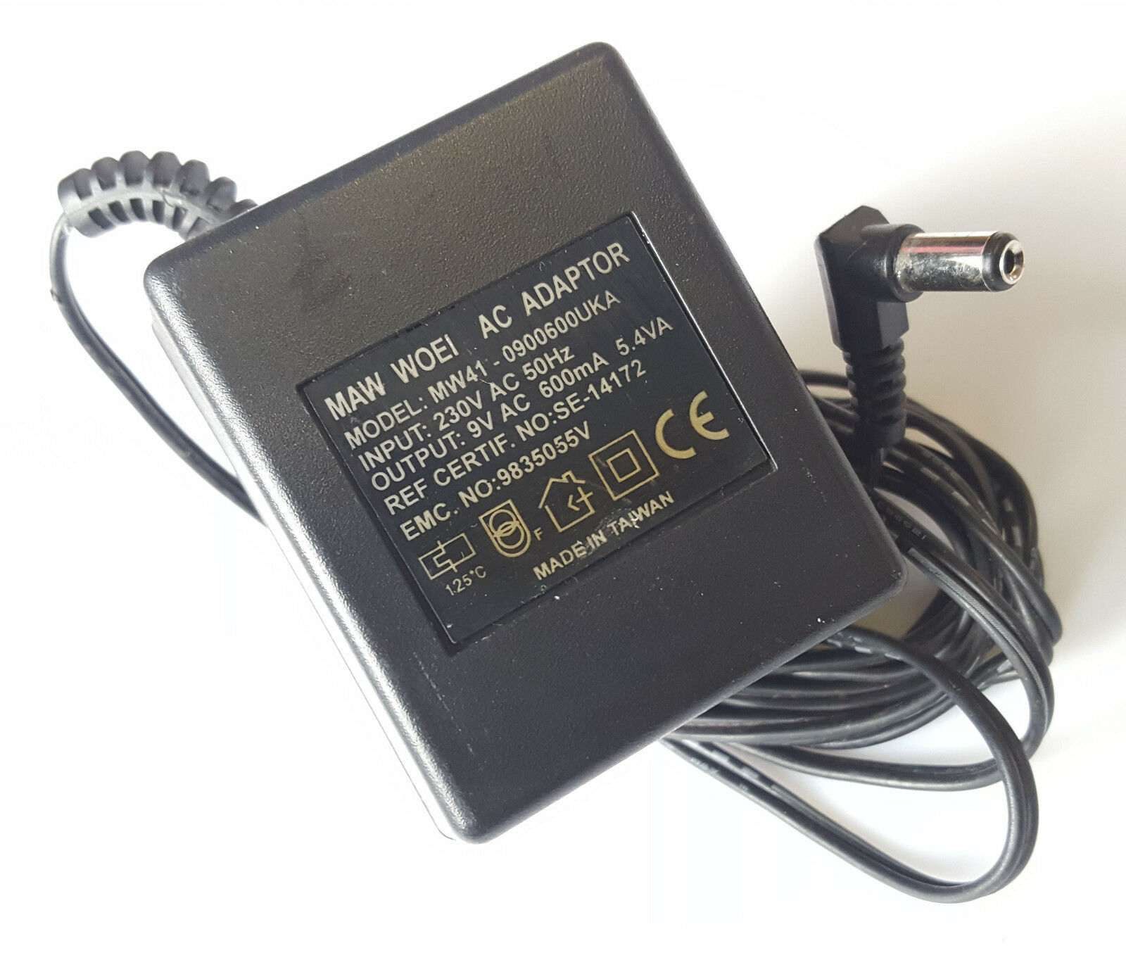 *Brand NEW*9V 0.6A MAW WOEI MW41-0900600UKA AC/DC ADAPTER POWER SUPPLY